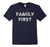 Family Forever Shirts: Family First Cool Wood Log T-Shirt