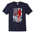 Baseball Pitcher American Flag T-Shirt