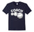 Baseball Coach Baseballs White Text T Shirt