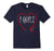 I Quilt Heart White Text T Shirt