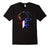 Baseball Catcher American Flag T-Shirt