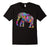 Design By Humans: Elephant Silhouette Graphic T-Shirt