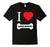Funny German Shepherd T Shirt I Heart German Shepherds Bon