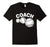 Baseball Coach Baseballs White Text T Shirt