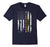 Dispatcher Shirt- Dispatcher Flag Us Thin Gold Line