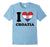 I Love Croatia Croatian Flag Heart T-Shirt