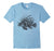 Big Texas Vintage Lion Fish Engraving T-Shirt