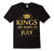 Men'S Kings Are Born In July T-Shirt Gold Foil Edition Shirt