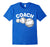 Baseball Coach Baseballs White Text T Shirt
