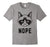 Grumpy Faced Cat Saying Nope T-shirt