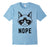 Grumpy Faced Cat Saying Nope T-shirt