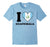 I Love Guatemala Guatemalan Flag Heart T-Shirt