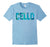 Cracked Cello Text Musical Instrument T Shirt