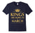 Men'S Kings Are Born In March T-Shirt Gold Foil Edition Shirt
