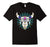 Bison / Buffalo Skull w Feathers T-Shirt