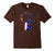 Baseball Catcher American Flag T-Shirt