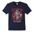 Fire Fighter Shield With Vintage Graphic Designed T Shirt